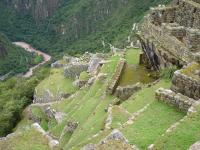 Vue haut Machu Picchu, Pérou